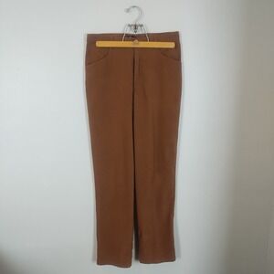 Roughrider by Circle T Womens Brown High Waisted Straight Leg Pants Sz 7 Western
